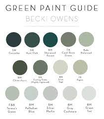 green paint colors
