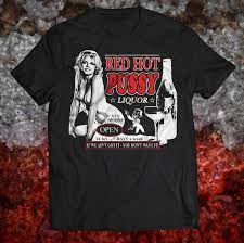 Red Hot Pussy Liquor T-shirt Halloween Horror Rob Zombie Sheri Moon Devil -  Tailor-made T-shirts - AliExpress