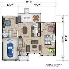 Small Modern 3 Bedroom House Plan 2