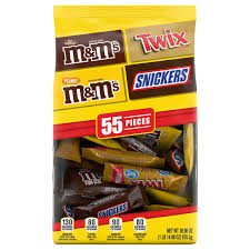 mars orted chocolate candy fun size