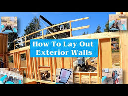 how to lay out exterior walls you