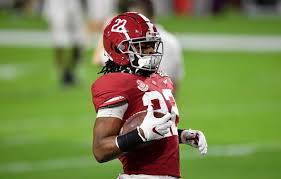 Najee harris split touches with damien harris and joshua jacobs in 2018, but should have the inside track to the bulk of carries in 2019 with both of those players now in the nfl. 2021 Nfl Draft Rookie Profile Rb Najee Harris 4for4