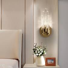 Interior Gold Led Wall Light Bedroom