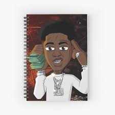 Independent art hand stretched around super sturdy wood frames. Nba Youngboy Cartoon Art Print By Stevie703 Redbubble