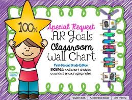 Special Request Ar Goals Classroom Wall Chart 1st 2nd Grade Ed
