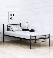 benne twin size metal bed with