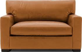 axis leather twin sleeper sofa with air
