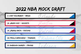2022 NBA Mock Draft - Top 10 Picks ...