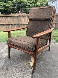 wood cigar lounge chair mcm