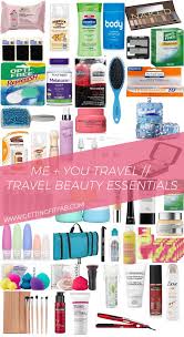 me you travel travel beauty essentials