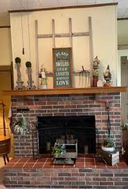 Summer Daisy Fireplace Mantel From