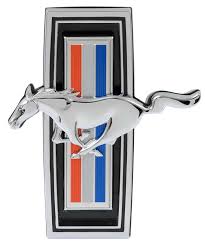 Running Pony Front Grille Emblem