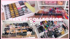 huge makeup collection organization