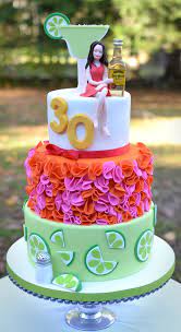 Margarita And Tequila Themed 30th Birthday Cake 30 Birthday Cake  gambar png