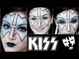kiss ace frehley face painting design