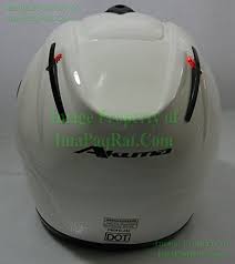 Xxxl Akuma Frost Motorcycle Helmet Frosty White With Built