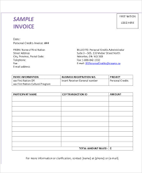 Sample Personal Invoice 8 Examples In Pdf Word