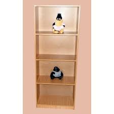 Шкафът е идеален както за поставяне на детски книжки, така и за съхранение на игри, пъзели и играчки. Etazherka 4 Mebelna Fabrika Nov Dom Yambol