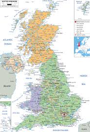 Welcome to the romford google satellite map! Detailed Political Map Of United Kingdom Ezilon Map