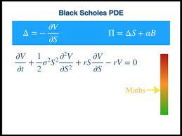 Black Scholes Pde Derivation Using