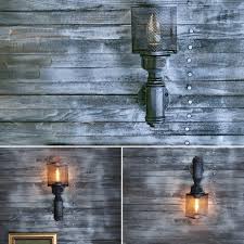 Plug In Wall Sconce Lamp Steampunk Light Antique Cast Iron Wall Sconce Bedroom Sconces Wall Lamps Edison Bulb Sconce Industrial Indoor Wall Sconce Ooak Gift Farmhouse Decor Rustic Decor Ooak Gift Handmade