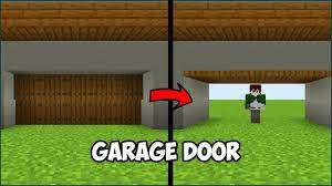 minecraft garage door in java edition