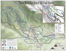 Big sky ski trail is a trail in montana and has an elevation of 1810 metres. Cross Country Skiing Trail Map Lone Mountain Ranch At Big Sky Nordic Trail Map