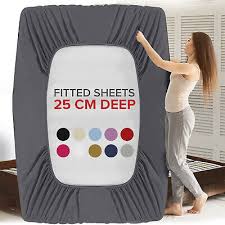 full ed bed sheet extra deep 25 cm