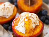 baked nectarines  or peaches