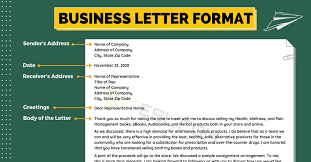 business letter format surefire tips