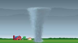 A tornado forms from a large thunderstorm. How Do Tornadoes Form Britannica