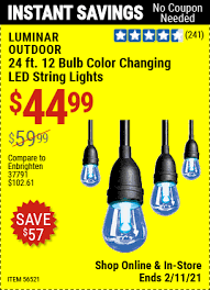 bulb color changing led string lights