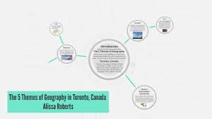 The 5 Themes Of Geography In Toronto Canada By Alissa