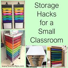 Vertical Storage In A Small Classroom