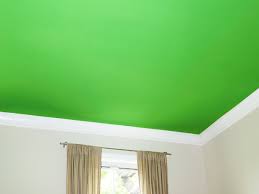 Paint A Bold Color On Your Ceiling