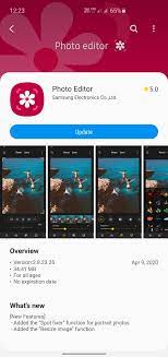 samsung s photo editor app gets spot