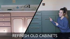 refinishing my painted kitchen cabinets