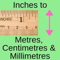 metric inches conversion calculator m