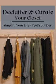 declutter your closet and simplify