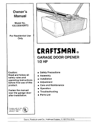 craftsman 139 53664srt2 owner s manual