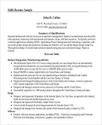 Professional Summary Resume Keni Com Resume Templates Downloadable