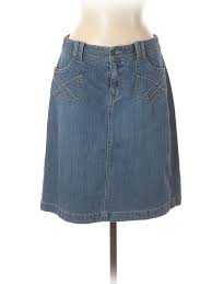 Details About Sonoma Life Style Women Blue Denim Skirt 8