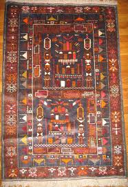 diverses collections of war rugs placed