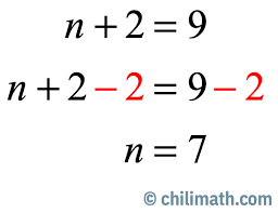 One Step Equations Practice Problems