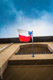 Lone Star Texas Flag Hanging And Waving