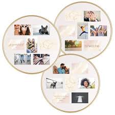 Modern Round Collage Frame Set