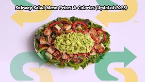 subway salad menu s calories