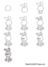 bunny drawing how to draw a bunny