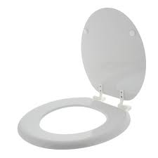 White Wood Toilet Seat
