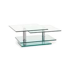 Silver Glass Coffee Table From Ronald